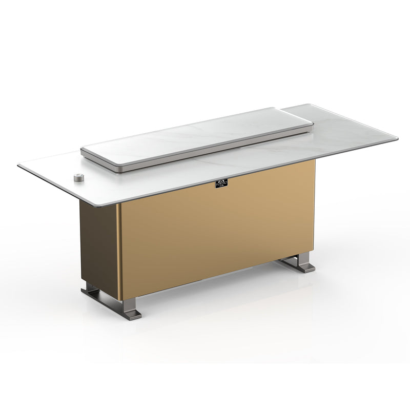 Forno FBTFR7037-72WHT Smart Dining Table in White