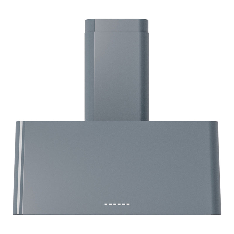 ILVE UAG30BG Nostalgie II 30 inch Wall Mount Range Hood with 600 CFM, 3 Speed + Intensive, Front LED Light Bar (Blue Grey)