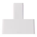 ILVE UAG30WH Nostalgie II 30 inch Wall Mount Range Hood with 600 CFM, 3 Speed + Intensive, Front LED Light Bar (White)