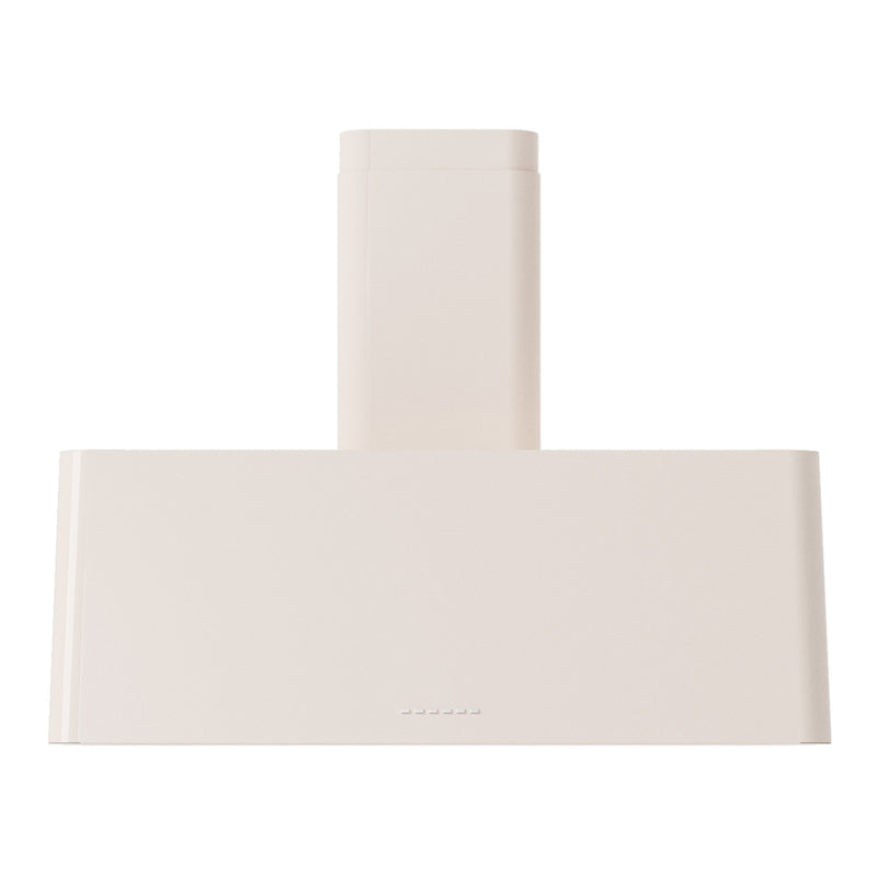 ILVE UAG36AW Nostalgie II 36 inch Wall Mount Range Hood with 600 CFM, 3 Speed + Intensive, Front LED Light Bar (Antique White)