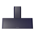 ILVE UAG40MB Nostalgie II 40 inch Wall Mount Range Hood with 600 CFM, 3 Speed + Intensive, Front LED Light Bar  (Midnight Blue)