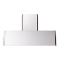 ILVE UAG48SS Nostalgie II 48 inch Wall Mount Range Hood with 850 CFM, 3 Speed + Intensive, Front LED Light Bar (Stainless Steel)