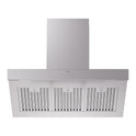 ILVE UAGQ36SS Professional Plus II 36 inch Wall Mount Range Hood with 600 CFM
