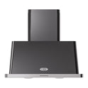 ILVE UAM90BK Majestic II 36 inch Range Hood with 600 CFM (Glossy Black)