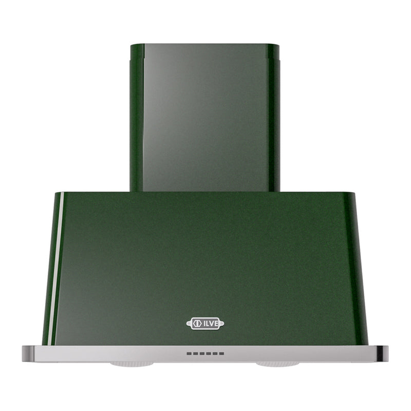 ILVE UAM90EG Majestic 36 in. Range Hood in Emerald Green
