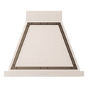 ILVE UANB30AWB Nostalgie II Noblesse 30 inch Range Hood with 600 CFM (Antique White, Burnished)
