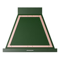 ILVE UANB30EGP Nostalgie II Noblesse 30 inch Range Hood with 600 CFM (Emerald Green, Copper)