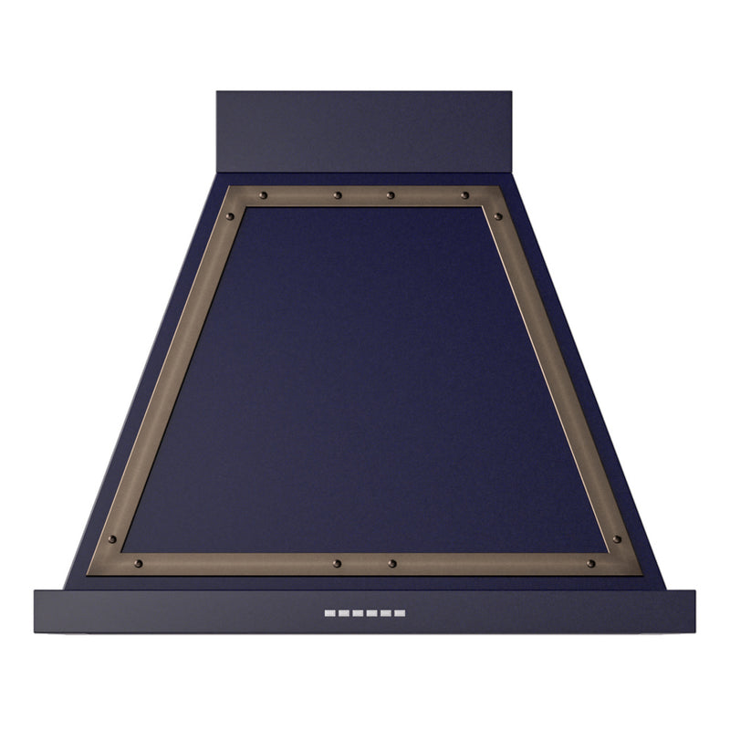 ILVE UANB30MBB Nostalgie 30 in. Range Hood in Midnight Blue