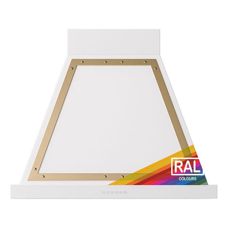 ILVE UANB30RAG Nostalgie II Noblesse 30 inch Range Hood with 600 CFM (RAL, Brass)