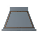 ILVE UANB36BGB Nostalgie II Noblesse 36 inch Range Hood (Blue Grey, Burnished)
