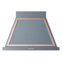 ILVE UANB36BGP Nostalgie II Noblesse 36 inch Range Hood (Blue Grey, Copper)