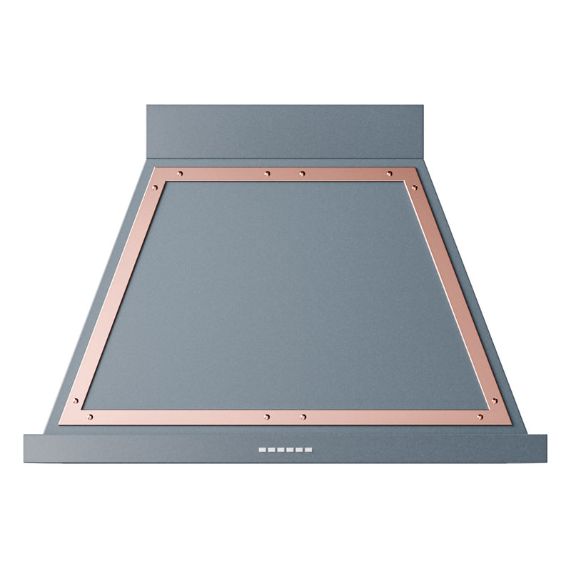 ILVE UANB36BGP Nostalgie 36 in. Range Hood in Blue Grey