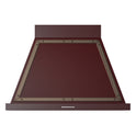 ILVE UANB36BUB Nostalgie II Noblesse 36 inch Range Hood (Burgundy, Burnished)