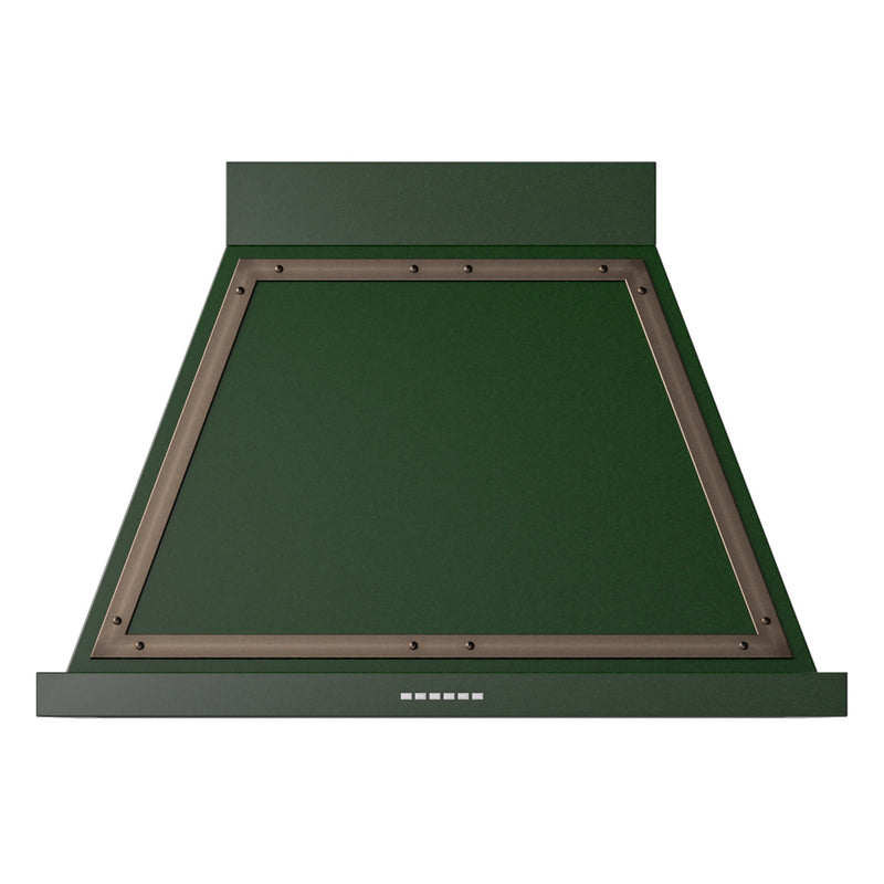 ILVE UANB36EGB Nostalgie II Noblesse 36 inch Range Hood (Emerald Green, Burnished)