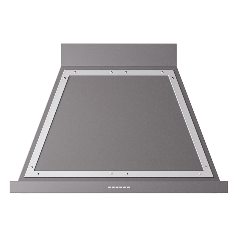 ILVE UANB36MGC Nostalgie II Noblesse 36 inch Range Hood (Graphite Matte, Chrome)