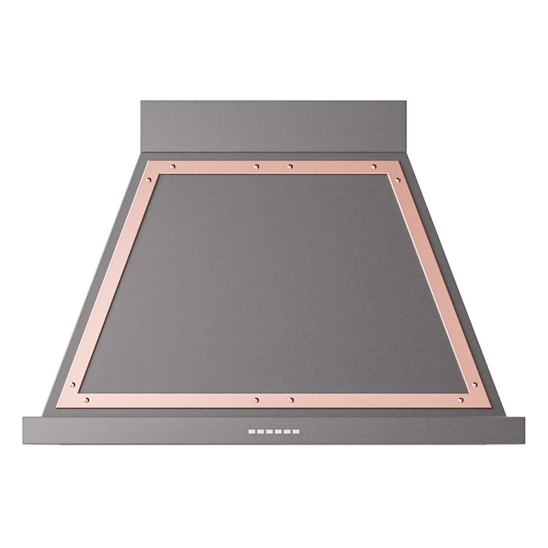 ILVE UANB36MGP Nostalgie 36 in. Range Hood in Graphite Matte