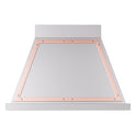 ILVE UANB36SSP Nostalgie II Noblesse 36 inch Range Hood (Stainless Steel, Copper)