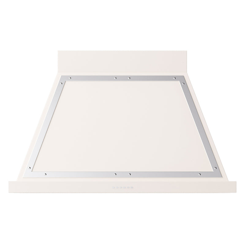 ILVE UANB40AWC Nostalgie II Noblesse 40 inch Range Hood with 600 CFM (Antique White, Chrome)