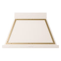 ILVE UANB40AWG Nostalgie II Noblesse 40 inch Range Hood with 600 CFM (Antique White, Brass)
