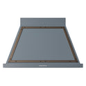ILVE UANB40BGB Nostalgie II Noblesse 40 inch Range Hood with 600 CFM (Blue Grey, Burnished)