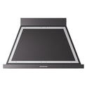 ILVE UANB40BKC Nostalgie II Noblesse 40 inch Range Hood with 600 CFM (Glossy Black, Chrome)