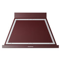 ILVE UANB40BUC Nostalgie II Noblesse 40 inch Range Hood with 600 CFM (Burgundy, Chrome)