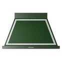 ILVE UANB40EGC Nostalgie II Noblesse 40 inch Range Hood with 600 CFM (Emerald Green, Chrome)