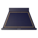 ILVE UANB40MBB Nostalgie II Noblesse 40 inch Range Hood with 600 CFM (Midnight Blue, Burnished)
