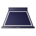 ILVE UANB40MBC Nostalgie II Noblesse 40 inch Range Hood with 600 CFM (Midnight Blue, Chrome)