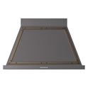 ILVE UANB40MGB Nostalgie II Noblesse 40 inch Range Hood with 600 CFM (Graphite Matte, Burnished)