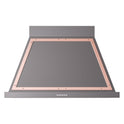ILVE UANB40MGP Nostalgie II Noblesse 40 inch Range Hood with 600 CFM (Graphite Matte, Copper)