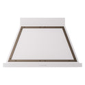 ILVE UANB40WHB Nostalgie II Noblesse 40 inch Range Hood with 600 CFM (White, Burnished)