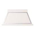 ILVE UANB48AWC Nostalgie II Noblesse 48 inch Range Hood with 600 CFM (Antique White, Chrome)
