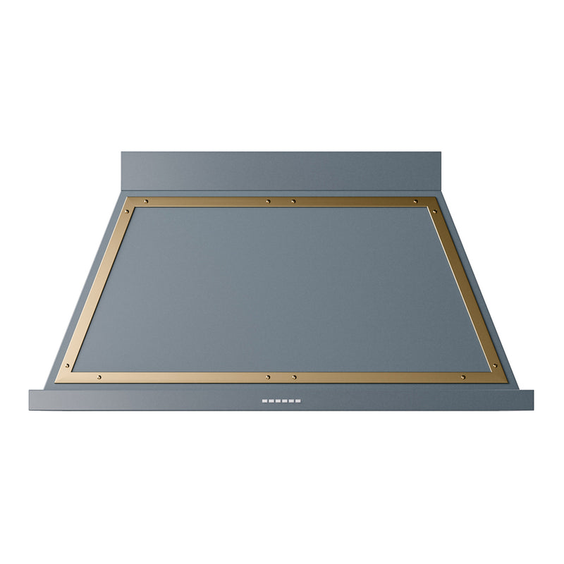 ILVE UANB48BGG Nostalgie 48 in. Range Hood in Blue Grey