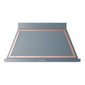 ILVE UANB48BGP Nostalgie II Noblesse 48 inch Range Hood with 600 CFM (Blue Grey, Copper)