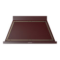 ILVE UANB48BUB Nostalgie II Noblesse 48 inch Range Hood with 600 CFM (Burgundy, Burnished)