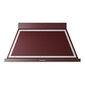 ILVE UANB48BUC Nostalgie II Noblesse 48 inch Range Hood with 600 CFM (Burgundy, Chrome)
