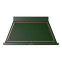 ILVE UANB48EGB Nostalgie II Noblesse 48 inch Range Hood with 600 CFM (Emerald Green, Burnished)