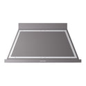 ILVE UANB48MGC Nostalgie II Noblesse 48 inch Range Hood with 600 CFM (Graphite Matte, Chrome)
