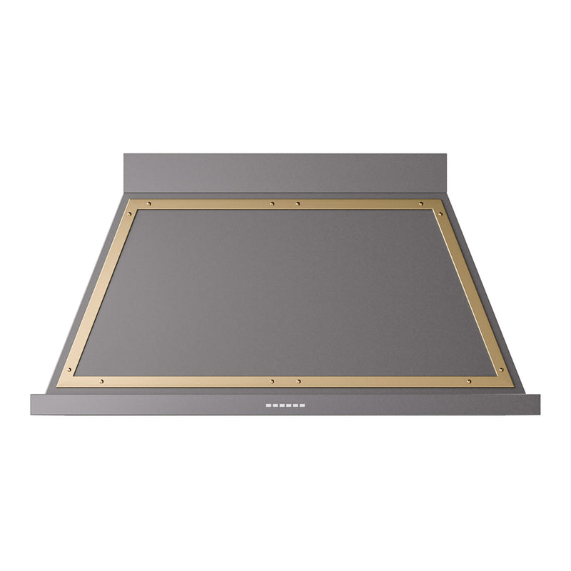 ILVE UANB48MGG Nostalgie 48 in. Range Hood in Graphite Matte