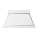 ILVE UANB48WHC Nostalgie II Noblesse 48 inch Range Hood with 600 CFM (White, Chrome)