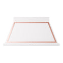 ILVE UANB48WHP Nostalgie II Noblesse 48 inch Range Hood with 600 CFM (White, Copper)