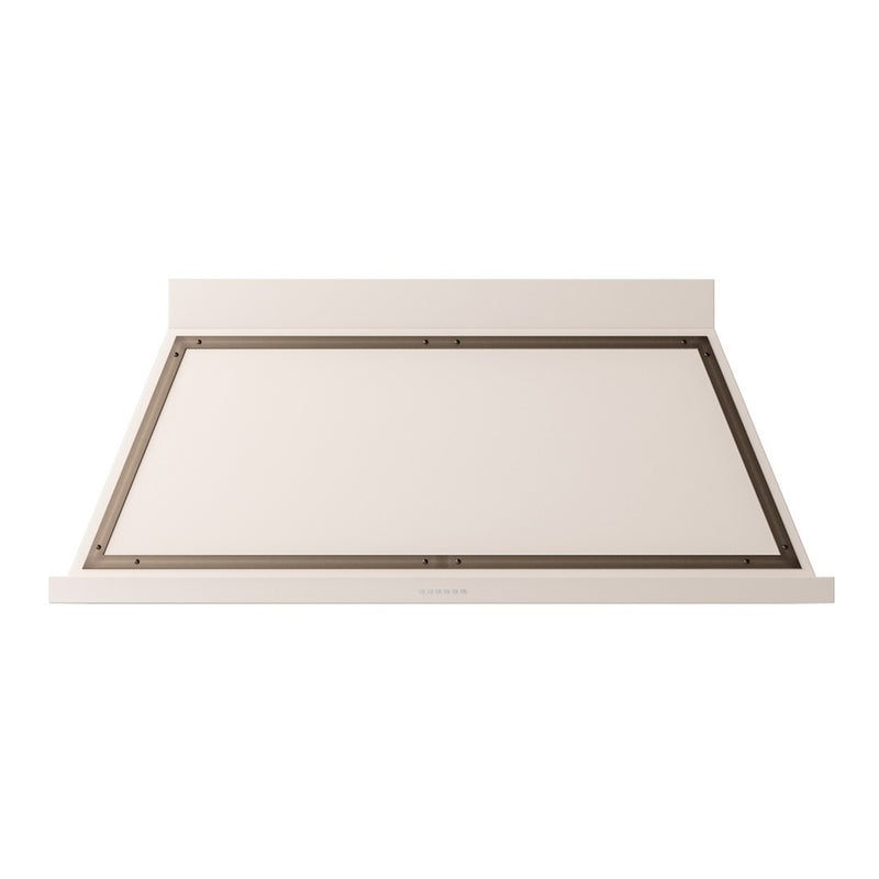 ILVE UANB60AWB Nostalgie II Noblesse 60 inch Range Hood with 600 CFM (Antique White, Burnished)