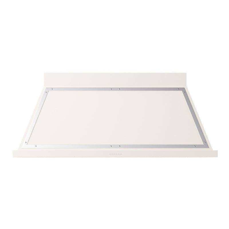 ILVE UANB60AWC Nostalgie II Noblesse 60 inch Range Hood with 600 CFM (Antique White, Chrome)