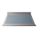 ILVE UANB60BGP Nostalgie II Noblesse 60 inch Range Hood with 600 CFM (Blue Grey, Copper)