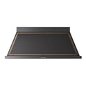 ILVE UANB60BKB Nostalgie II Noblesse 60 inch Range Hood with 600 CFM (Glossy Black, Burnished)