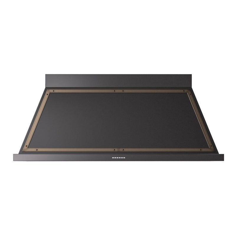 ILVE UANB60BKB Nostalgie 60 in. Range Hood in Glossy Black