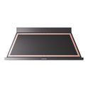 ILVE UANB60BKP Nostalgie II Noblesse 60 inch Range Hood with 600 CFM (Glossy Black, Copper)