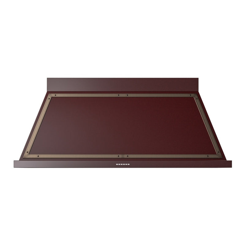ILVE UANB60BUB Nostalgie 60 in. Range Hood in Burgundy