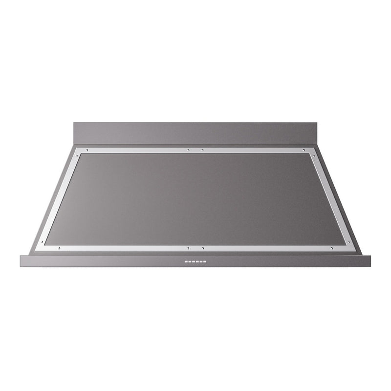 ILVE UANB60MGC Nostalgie II Noblesse 60 inch Range Hood with 600 CFM (Graphite Matte, Chrome)